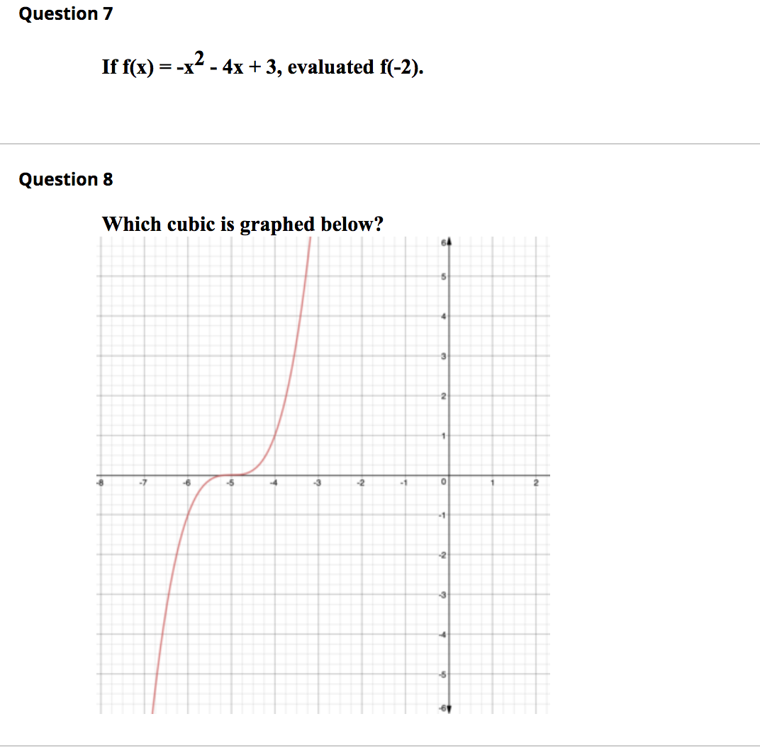y-intercept is 4. Question 3 Write the equation of a line, in