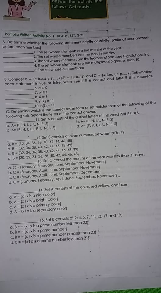 d2 4. 16e2 - 24e2 + 9 5. f2 + 4fg+ 92