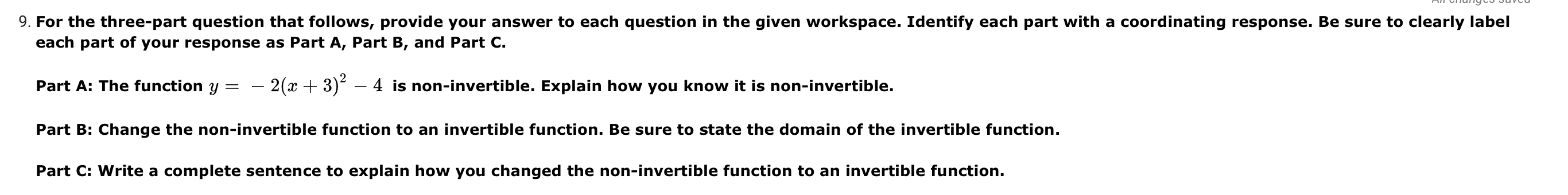 =4 - 9x + 12 =8- 9x = 16 - 9x Of(x)
