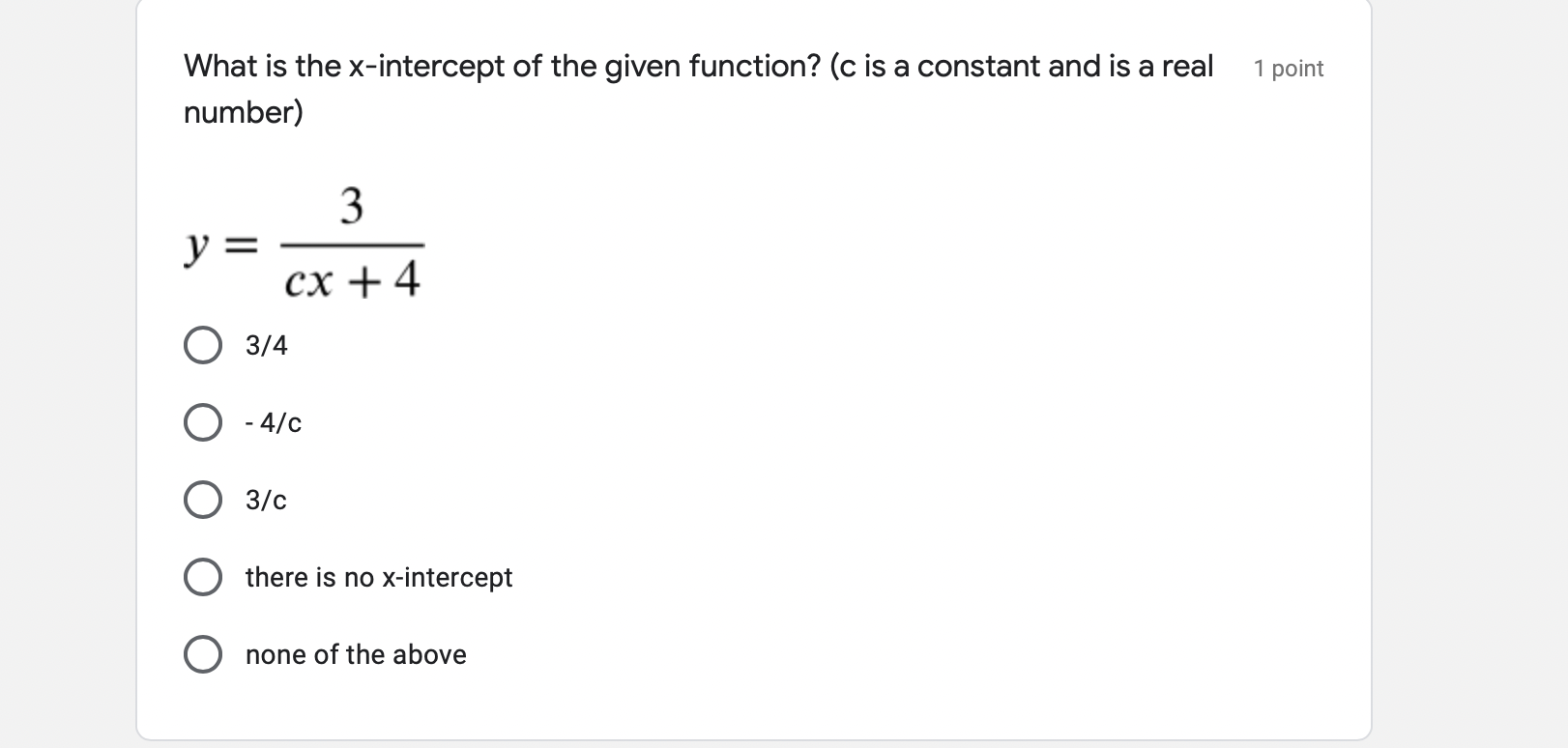f ( x) - > - 2+ Option 3 O Option 4\fWhich