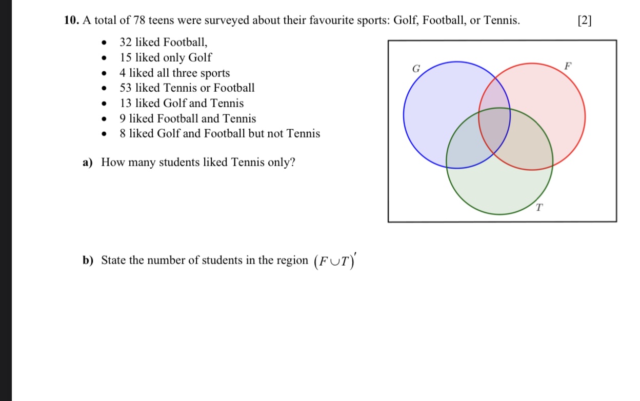 _ At least one die is a 6 Rolling a sum that