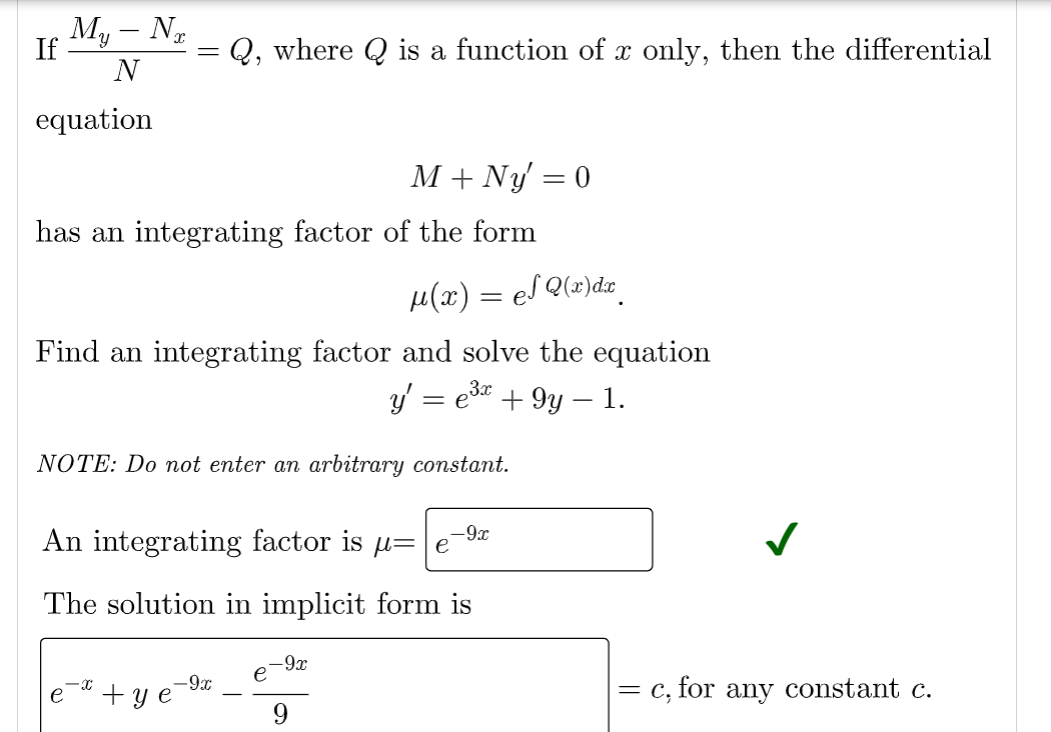 M NE . . . . yT = Q, where Q