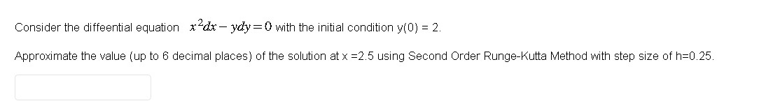 Consider the diffeential equation x'dx- ydy=0 with the initial condition y(0)