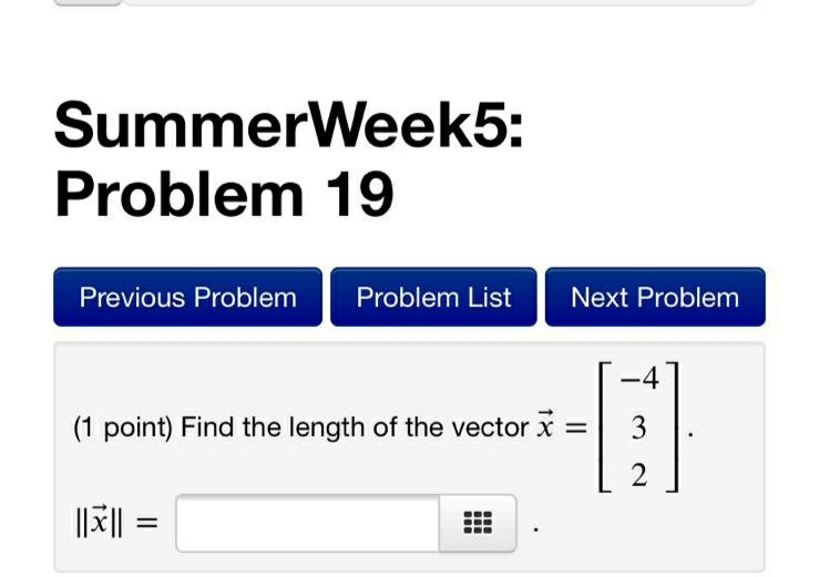 has eigenvalues 5 and -1 . Find its eigenvectors. The eigenvalue 5