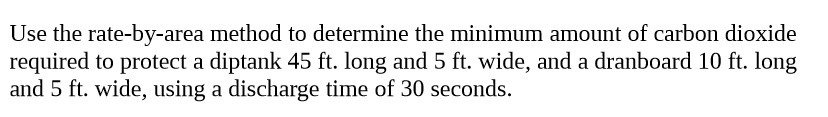  Use the rate - by - area method to determine the