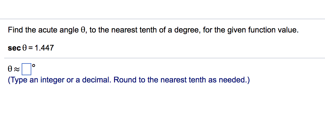 Need help with this question. Do not understand it Find the acute