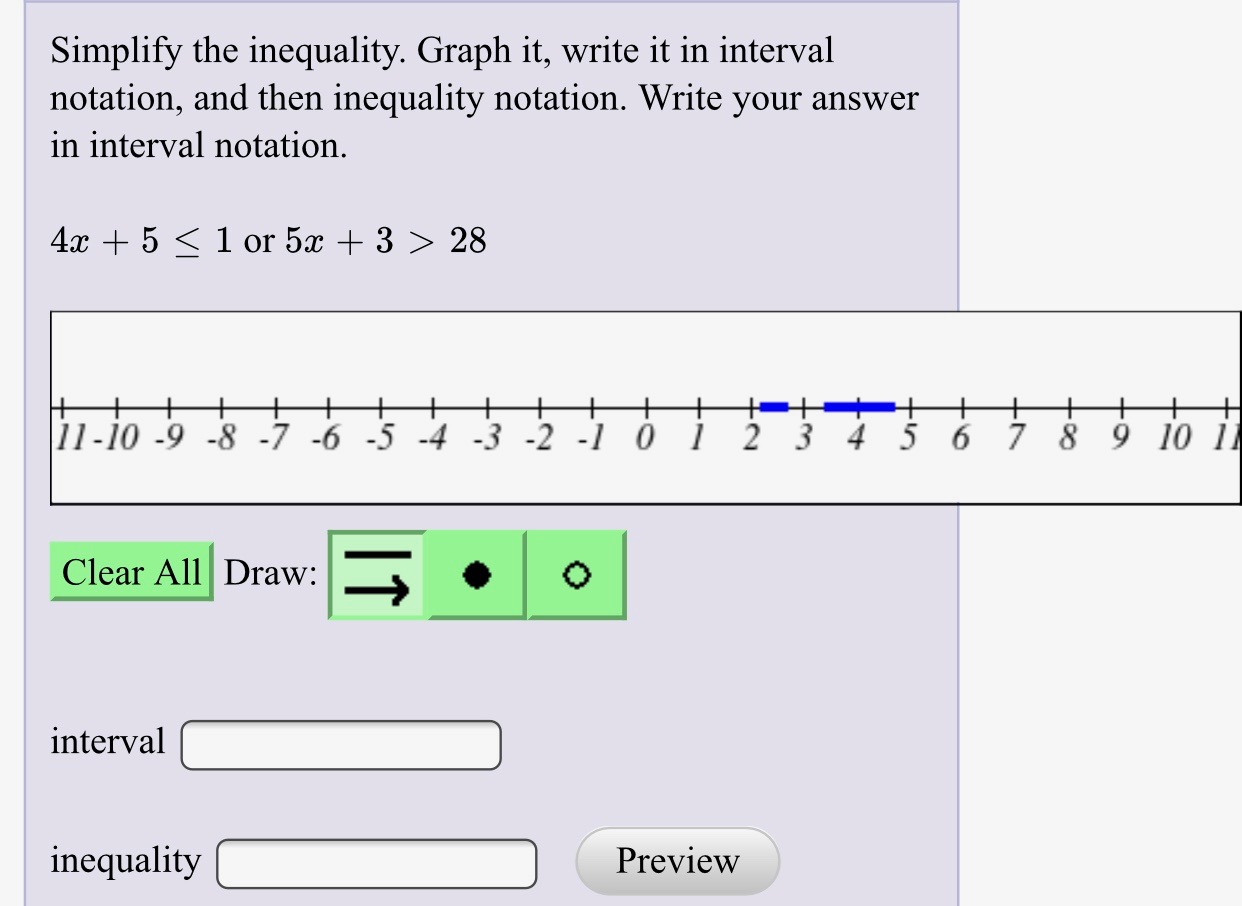 please include the interval and inequality such as for example 0x?2(0,2] or