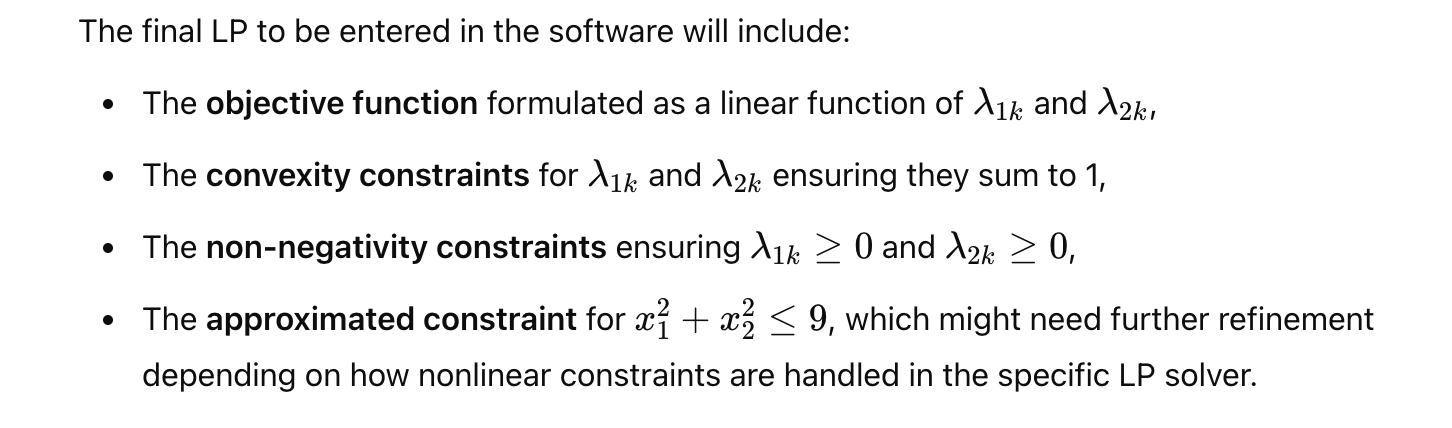 4x, x3, subject to X+ 0. (a) Apply the separable programming technique