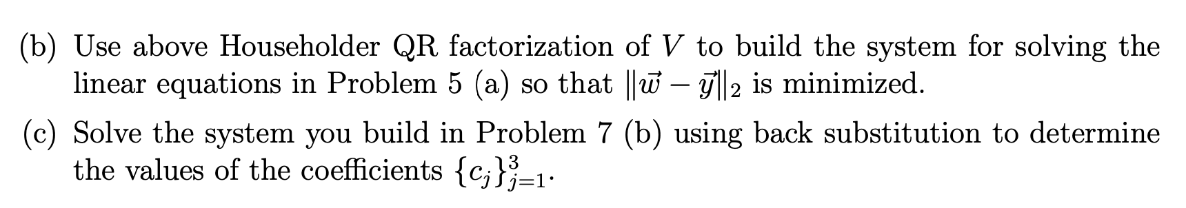 the vector y given by U1 1 0 1 73 = OHO