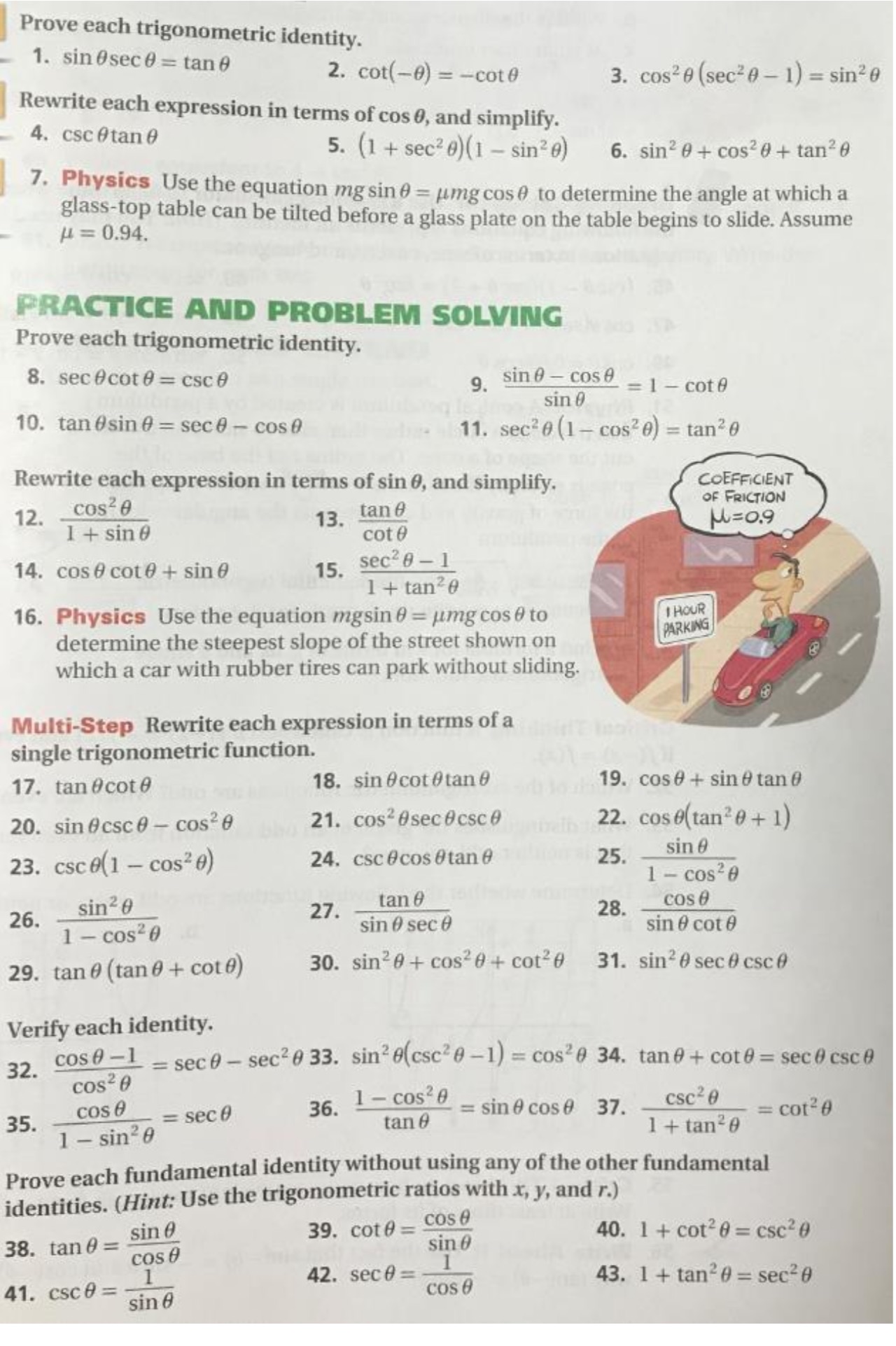 Complete the worksheet, show work for each problem. Let me know if