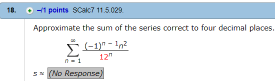 an diverges by ie Comparison Test. We cannot say anything about Ea\".