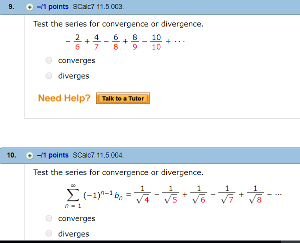Comparison Test. - 2 an converges by the Comparison Test. ' z
