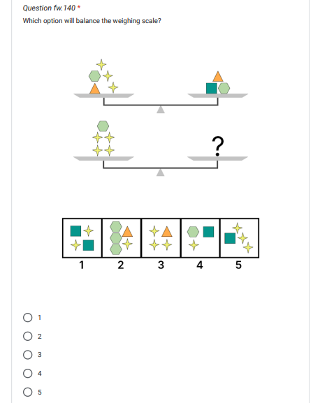 * Which option completes the pattern? 2 5 6 7 8 O