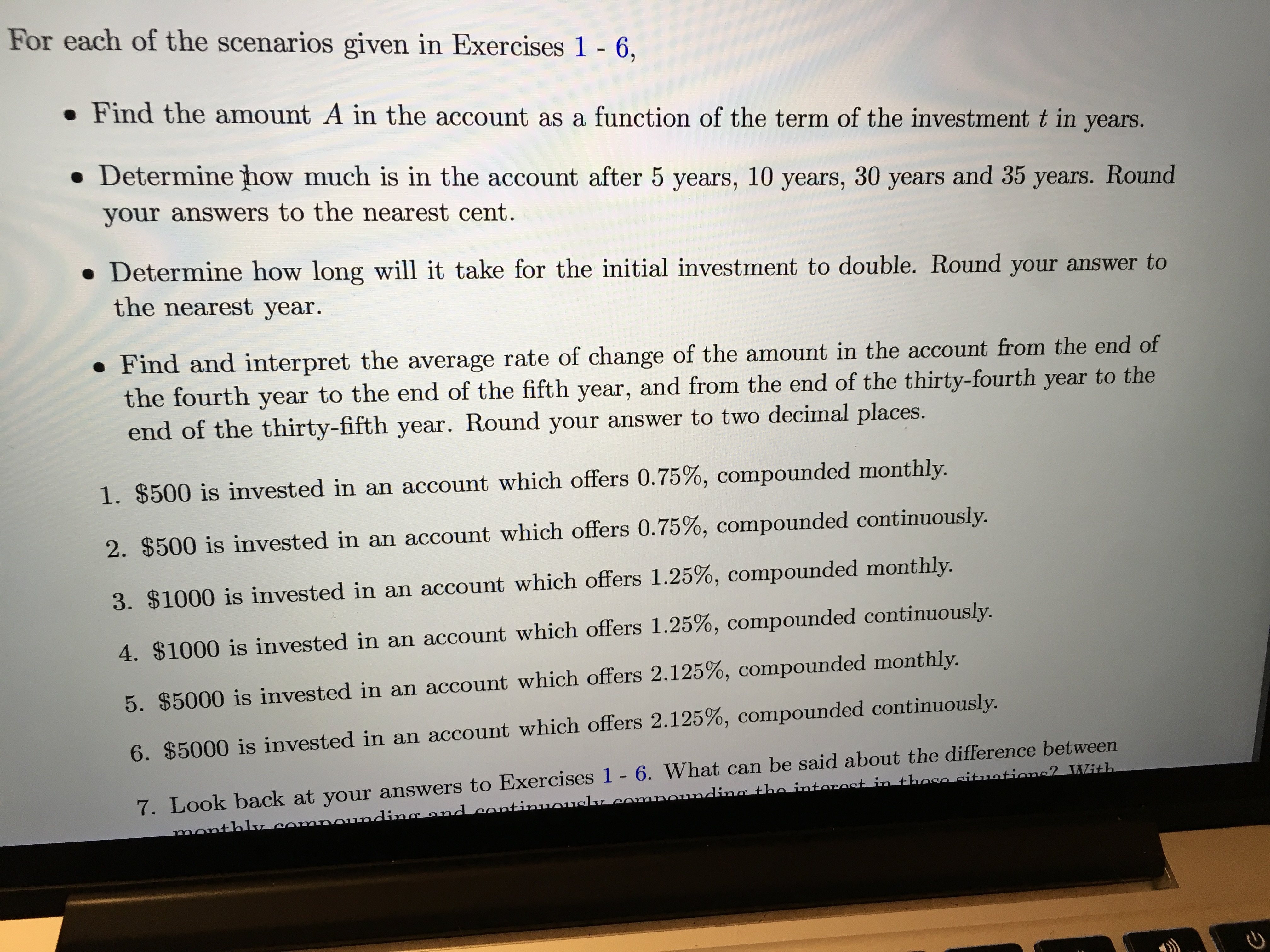 Need help with question 5-6-7-8 . Please help and thank you \f\f