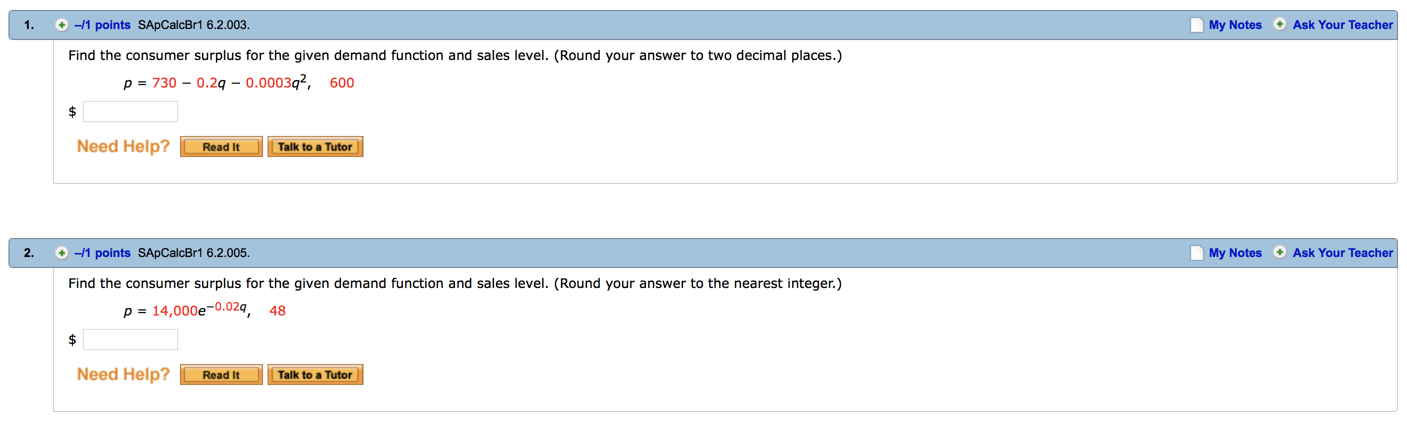 Here are problems from my homework assignment I need help with. Thanks