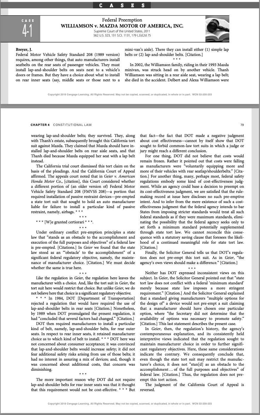 1. summarize the case 2. explain how Marijuana can be classified an