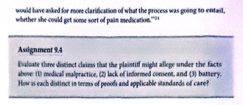 the gen- eral professional standard of care overlaps with both contractual aspects