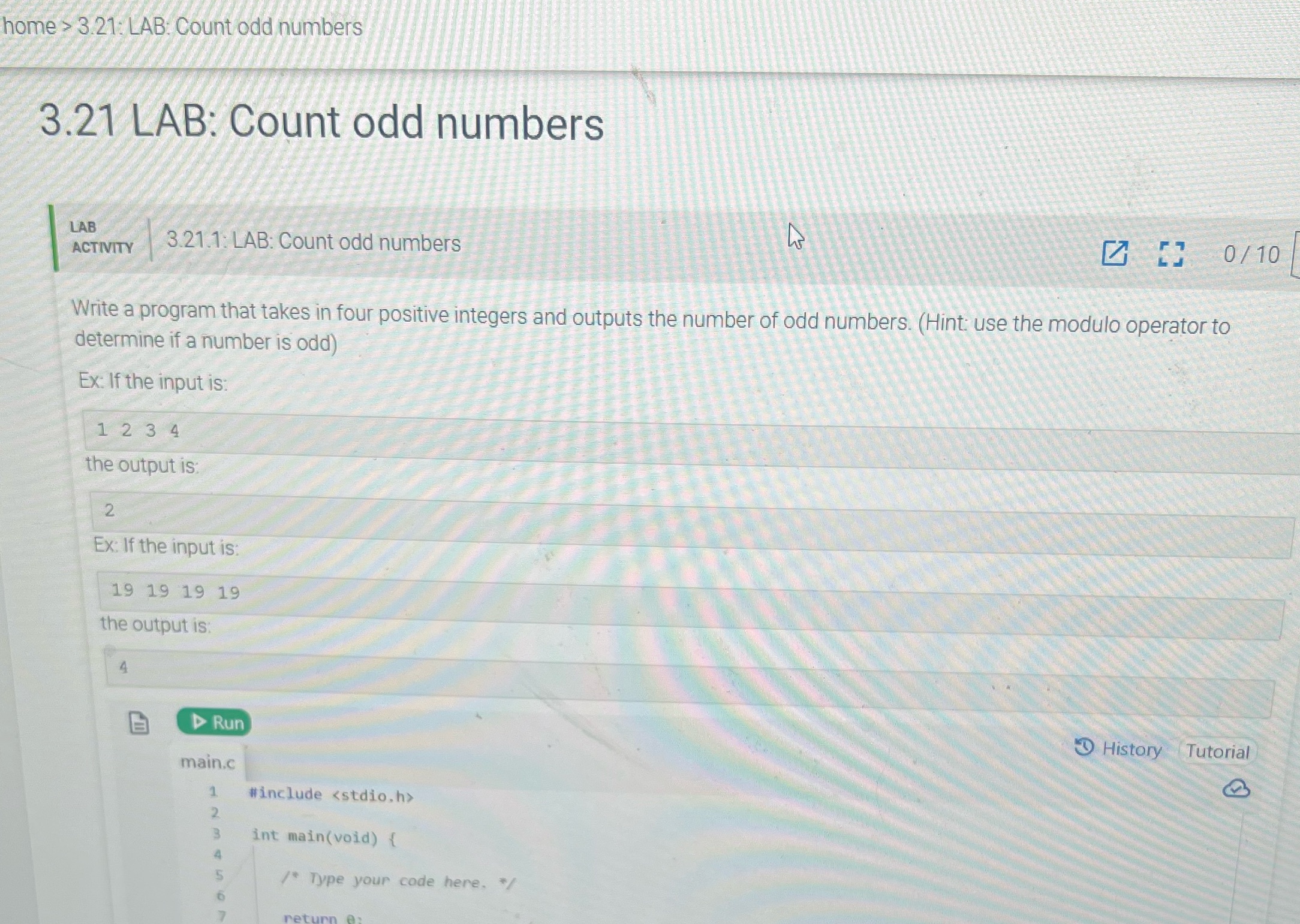 Please help me with this it C+And we use printfScanD% home >