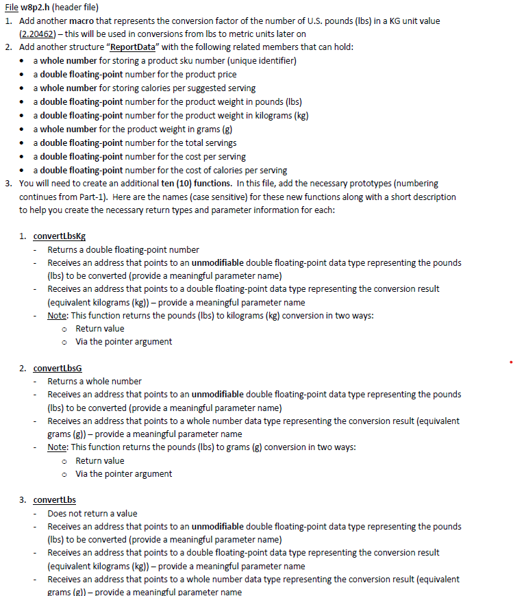 This is my part1 header file : // ---------------------------------------------------------------------------- // defines/macros #define