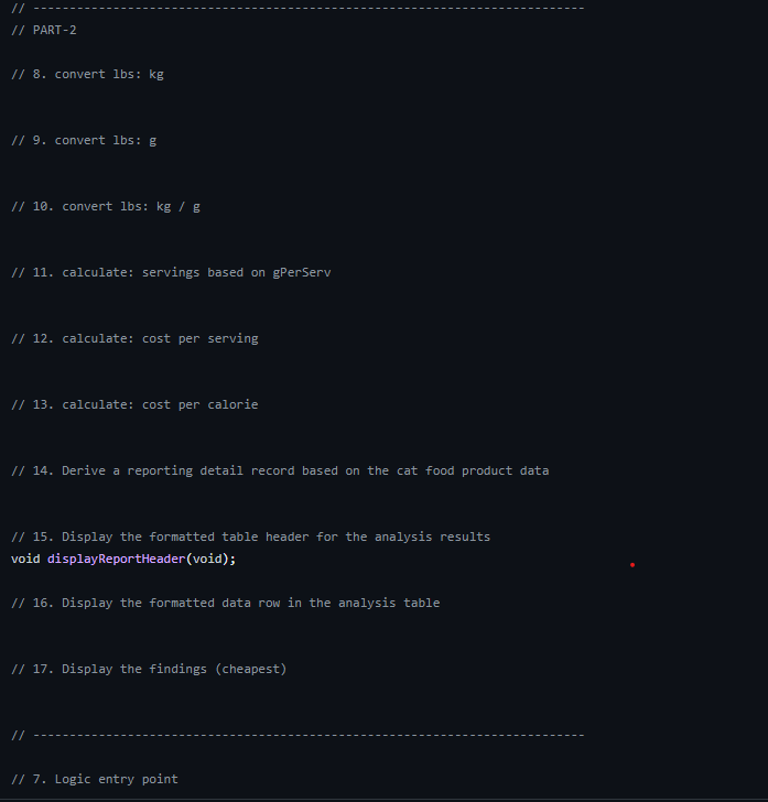 to the pointer argument) int getIntPositive(int* x); // 2. Get user input
