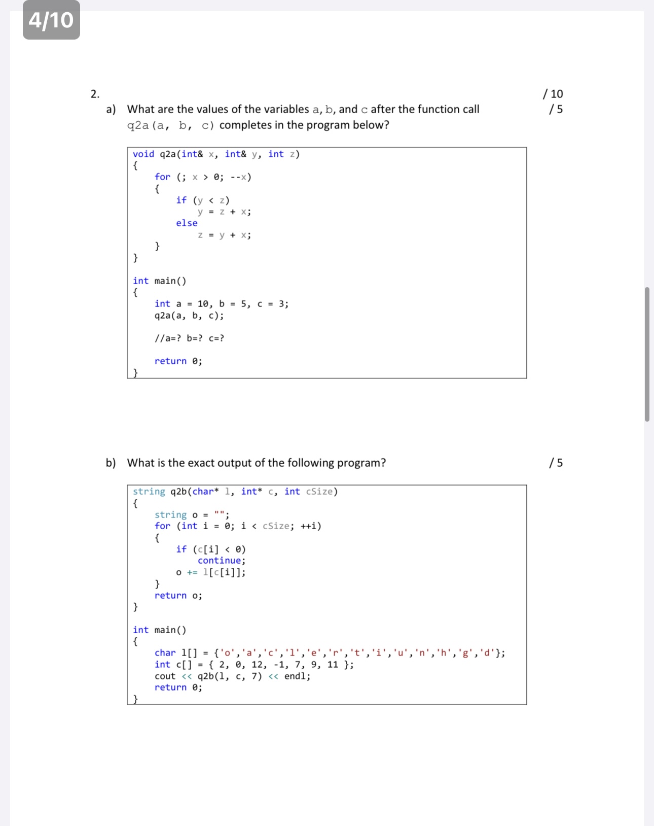 copy or a scanned document and submitted by d2l dropbox, as a