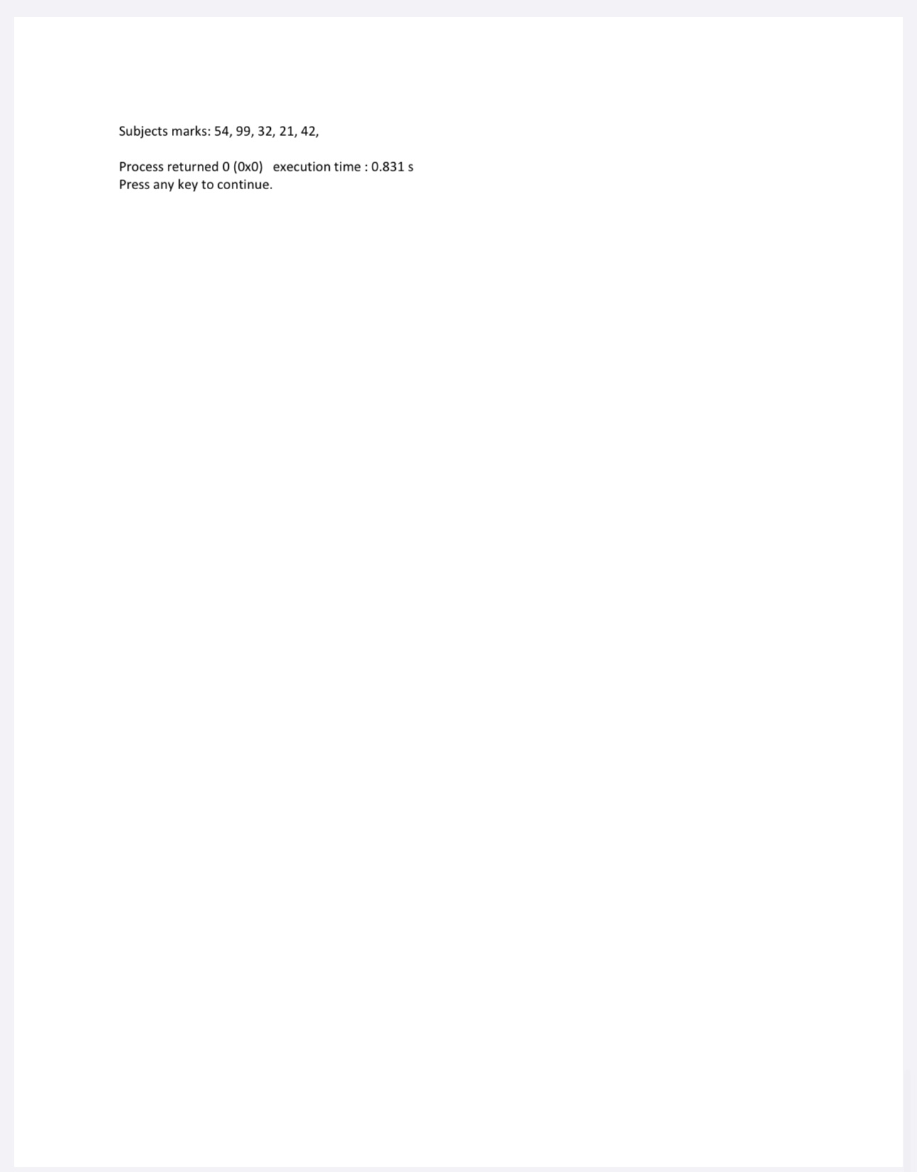 accordance with the academic integrity policy. a All codes shown in this