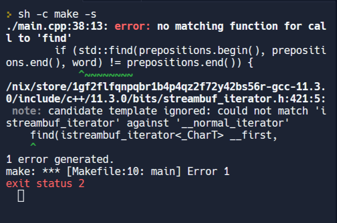 the command line as an argument. The program should read from the
