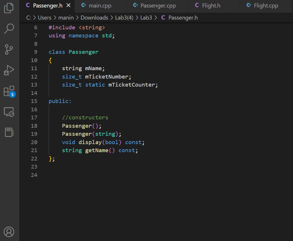the dynamic array by 5 elements and will update the objects attributes