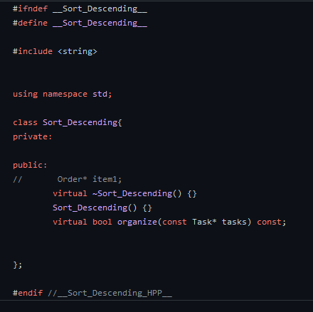 Strategy + virtual void markComplete() + virtual string printToDo() + virtual void