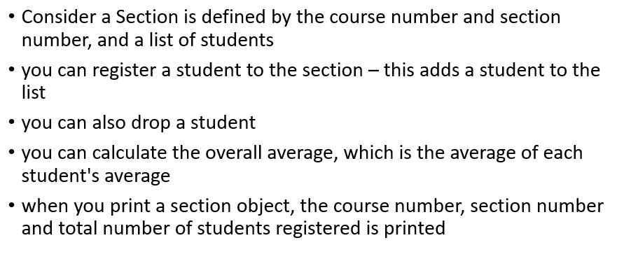 by width and height :=- attributes - methods: initializer, area - MUTE: