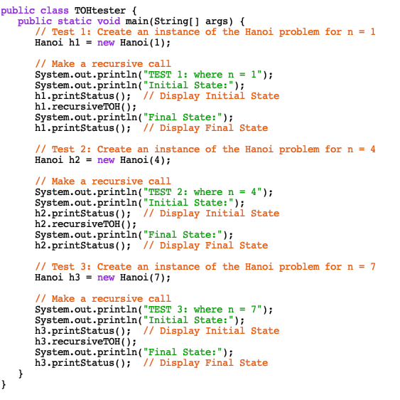 puzzle has three posts and some number n of disks. Each disk