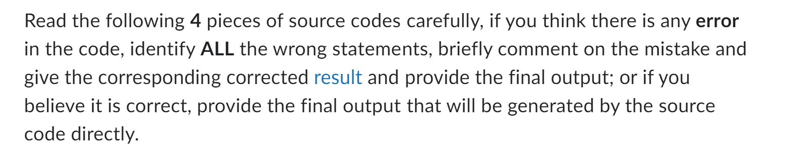 { class Program { static void Main(string args) int [ ] arr