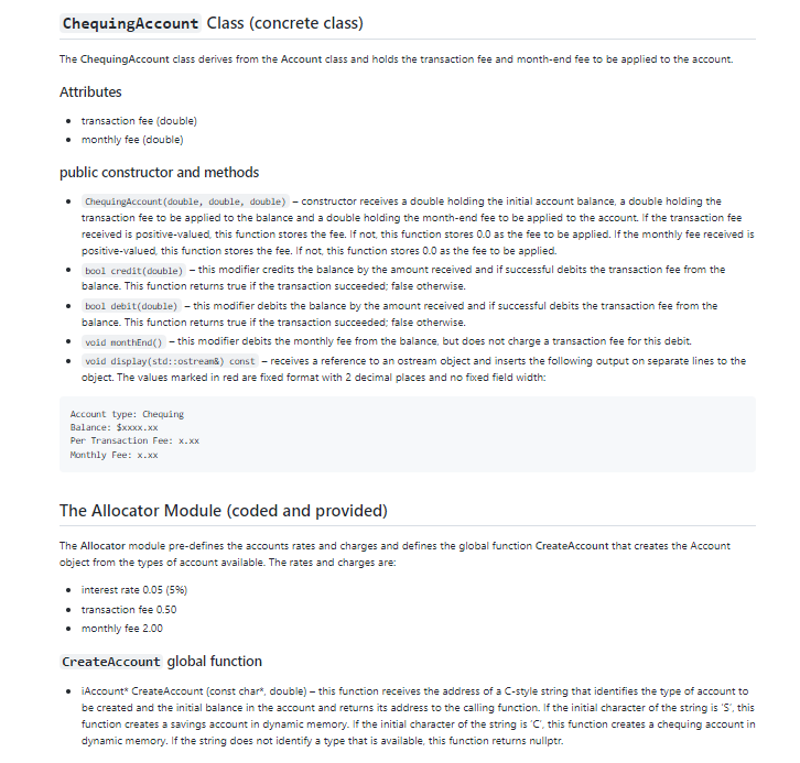 Two specific types of accounts exist Savings accounts earn interest on the