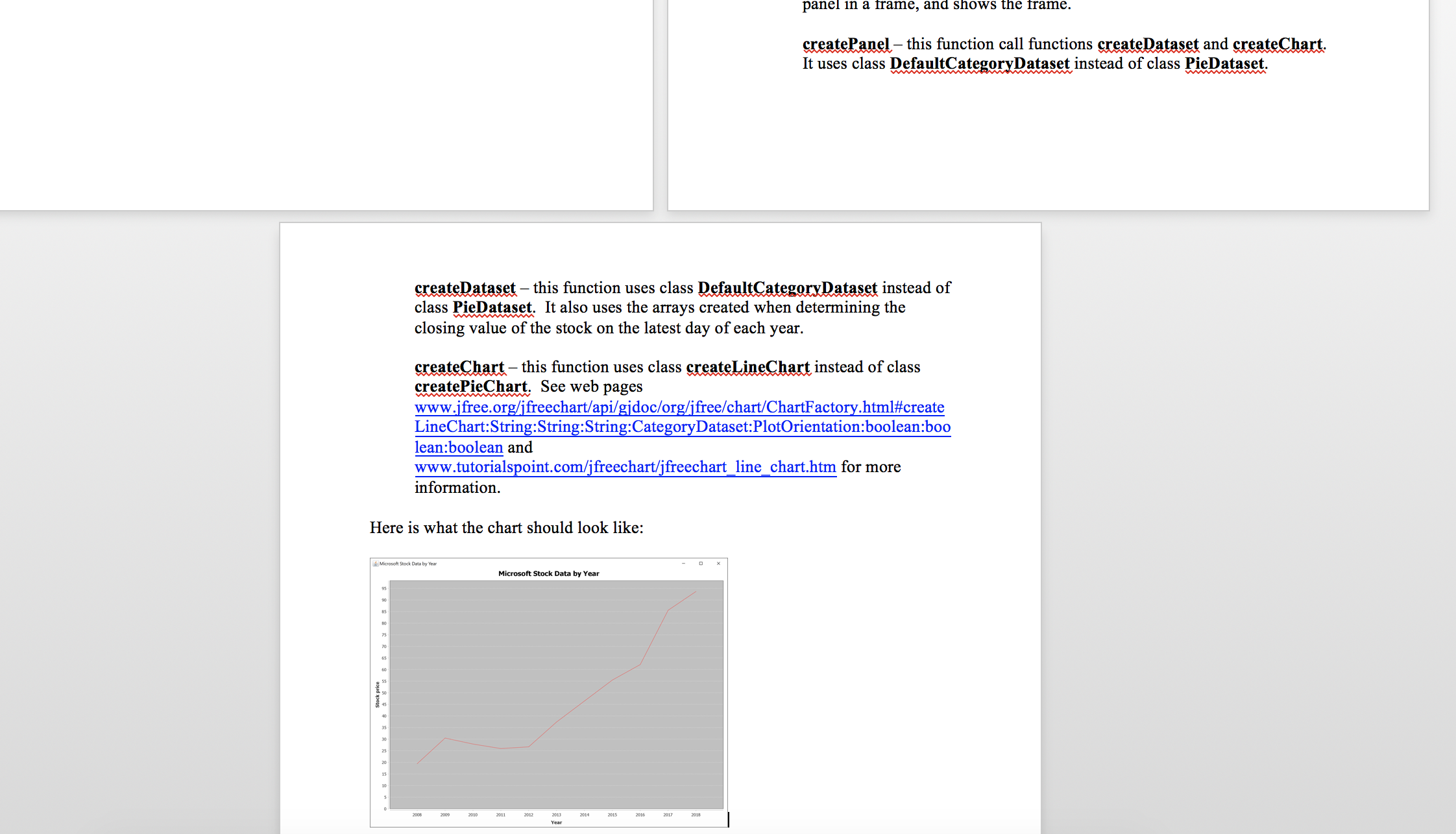 application that analyzes their stock data over the past eleven years. Use
