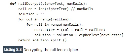 to decrypt the individual lines of ciphertext.Answering the following questions (5pts each)What