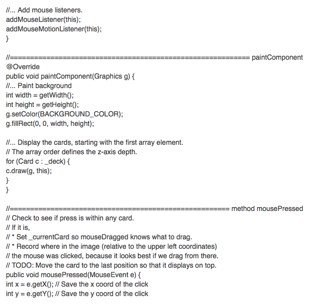 together. That's the condition of this exercise. \f\fint n = o; HWhiol'I