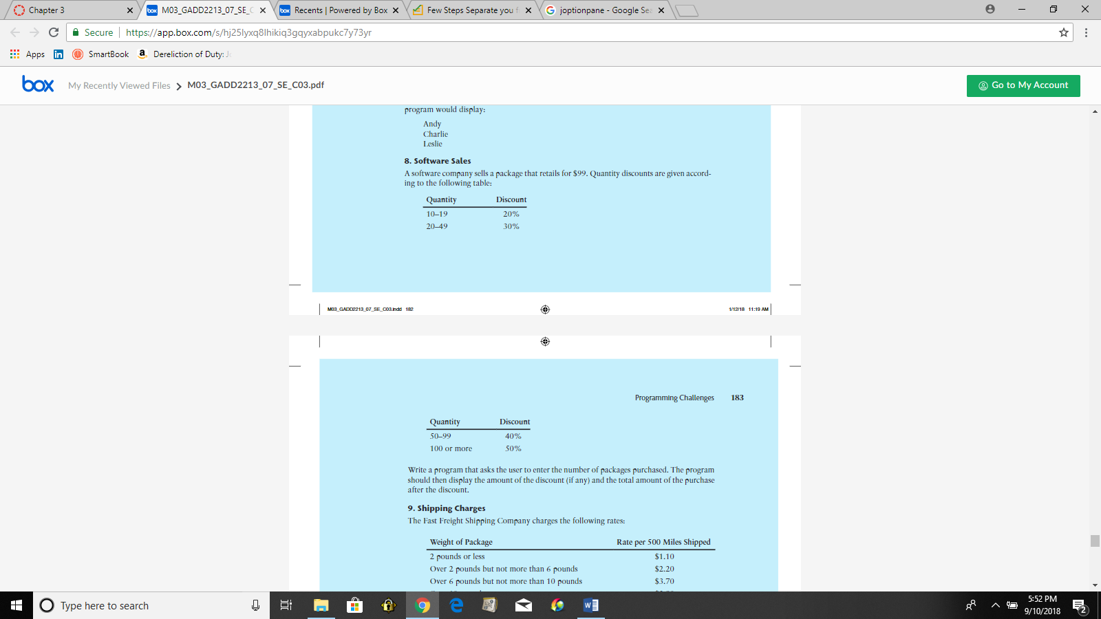 I am using jgrasp and need help with question 8 with if