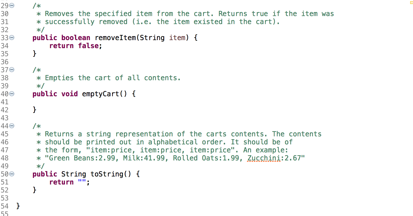 thanks WNI public class GroceryCart { private static final int DEFAULT CAPACITY
