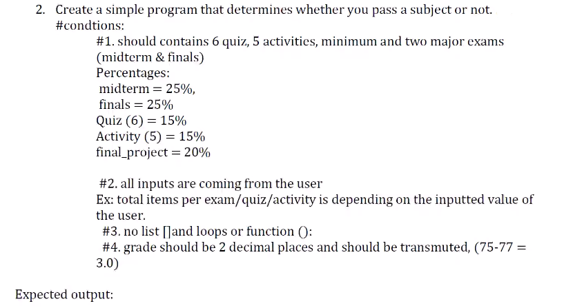 | > >SCORE>> > | PERCENTAGE MIDTERM | 100 90 94% FINALS