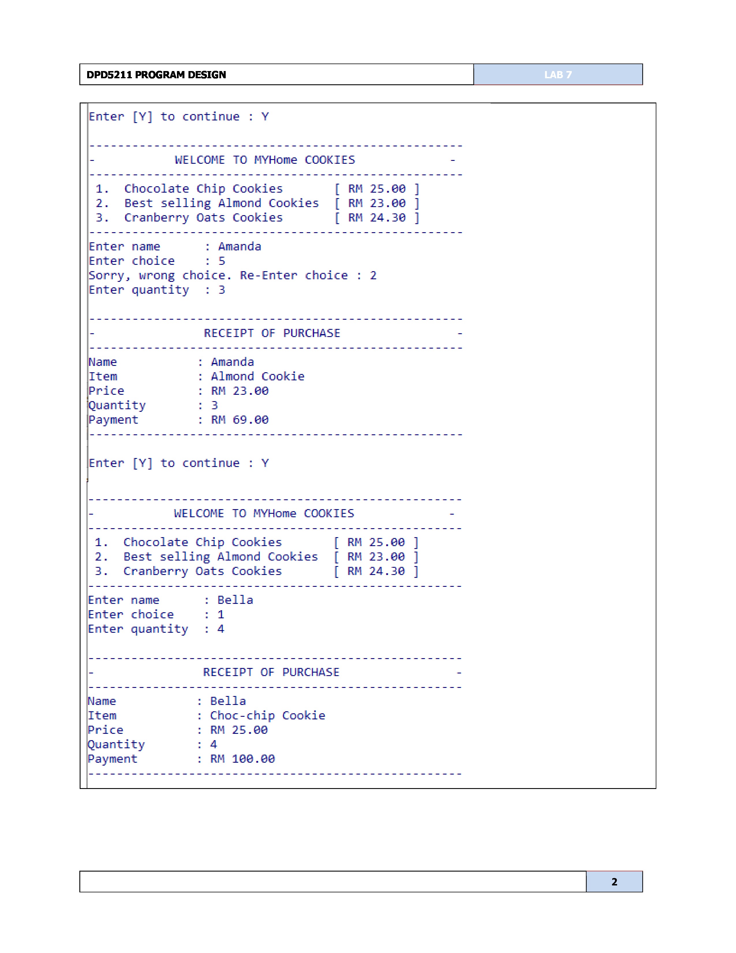 NOTE: - Save your file as .c LAB OBJECTIVES At the end