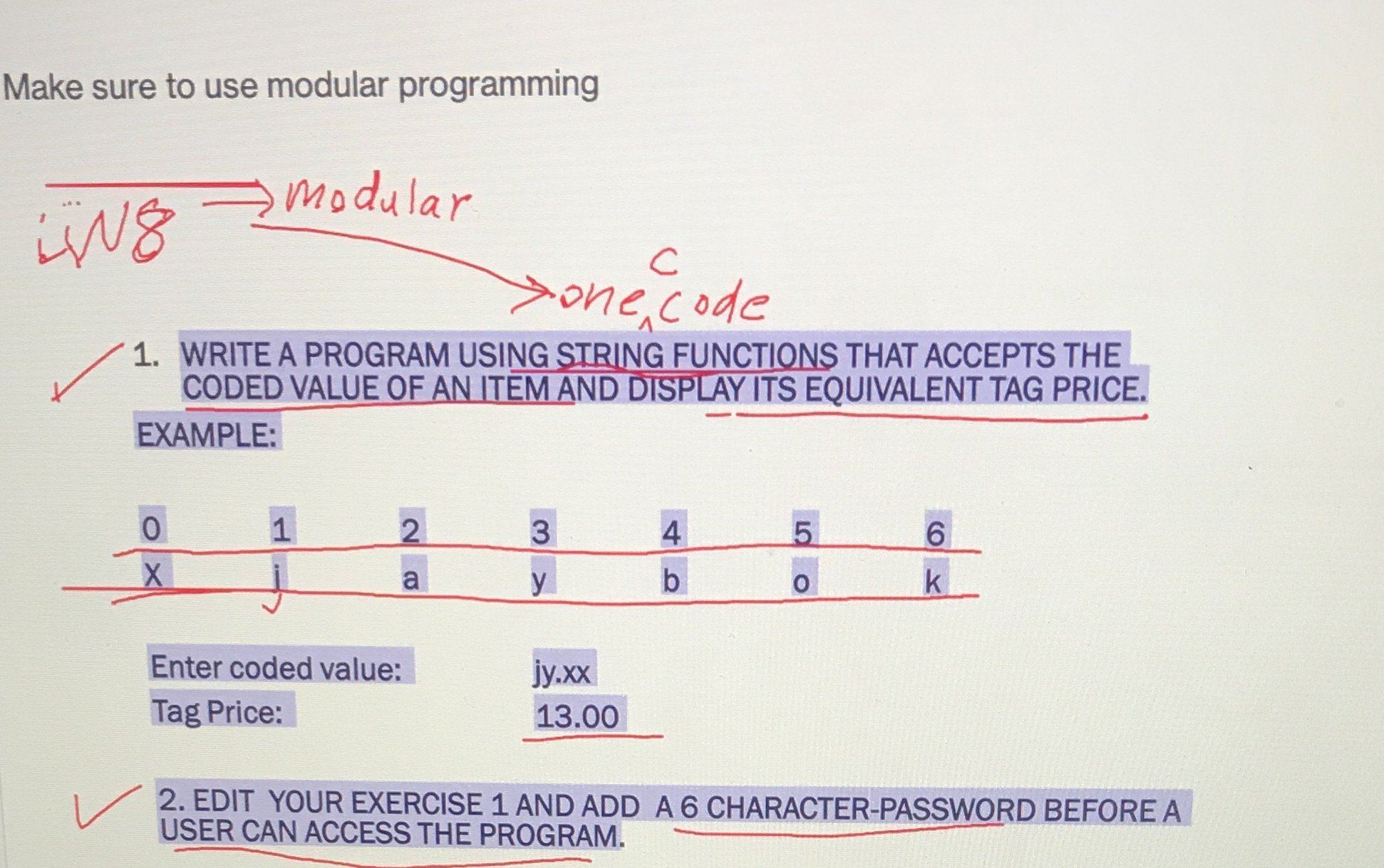hello senpai! Objective: Make a flowchart Make sure to use modular programming