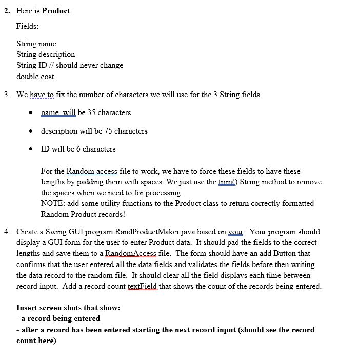 GUI Layout is optional . Just need 4 input Textfield. And 2