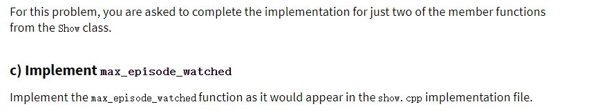 This is the question For this problem, you are asked to complete