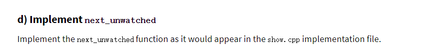 the order that the shows are output by his print function. Specifically,