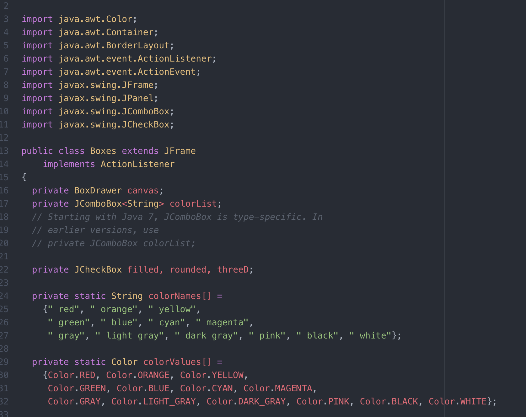 stuck. I need some help. Thank you! 5." The program Boxes (JM\\Ch16\\Exercises