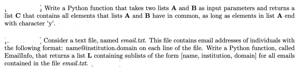 as the list-visitor function. Input: The visitor function should take three arguments: