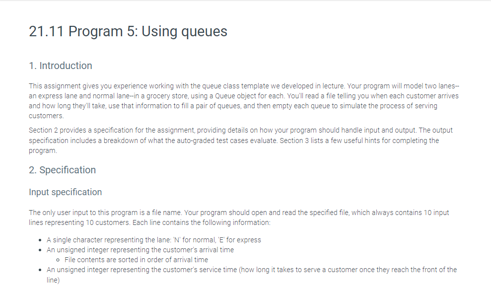 For this C++ program can you please complete prog4main.cpp, QItem.h, and QItem.cpp
