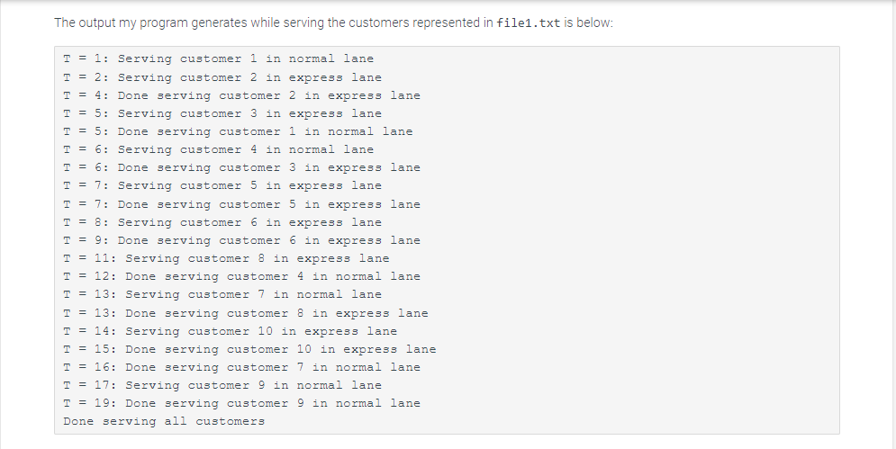 21.11 Program 5: Using queues 1. Introduction This assignment gives you experience