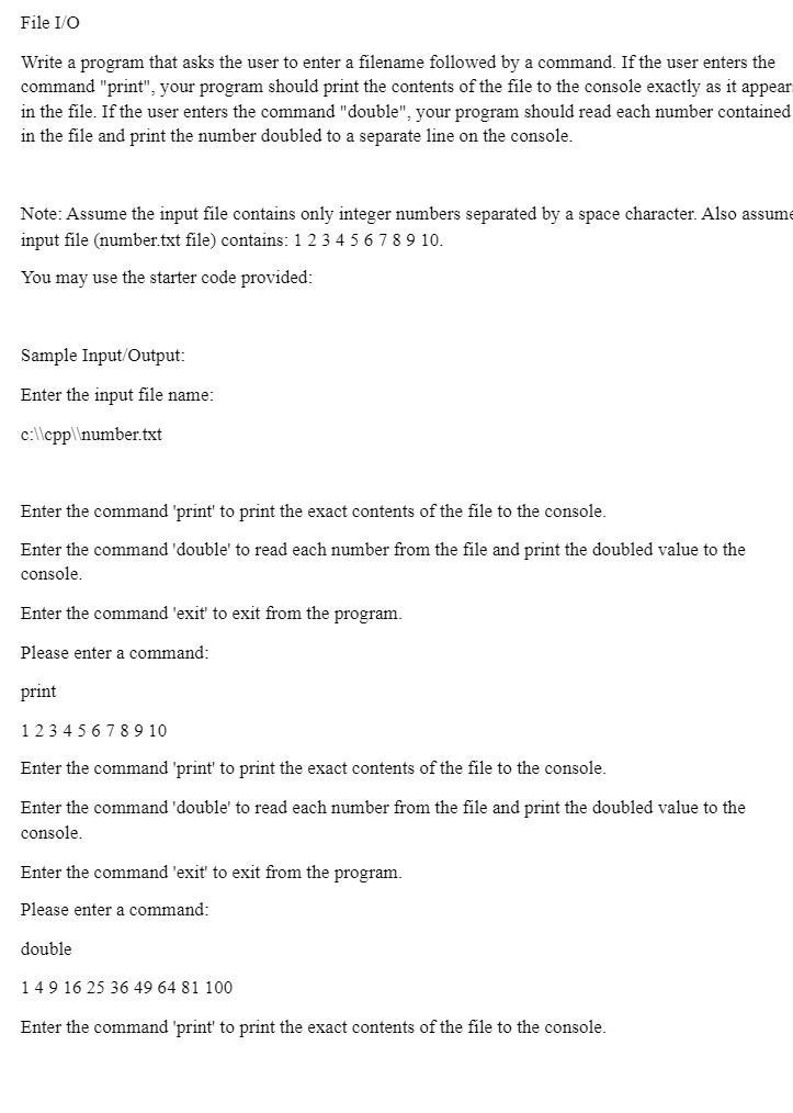  Pile I-CI 'rite a program that asks the user to enter