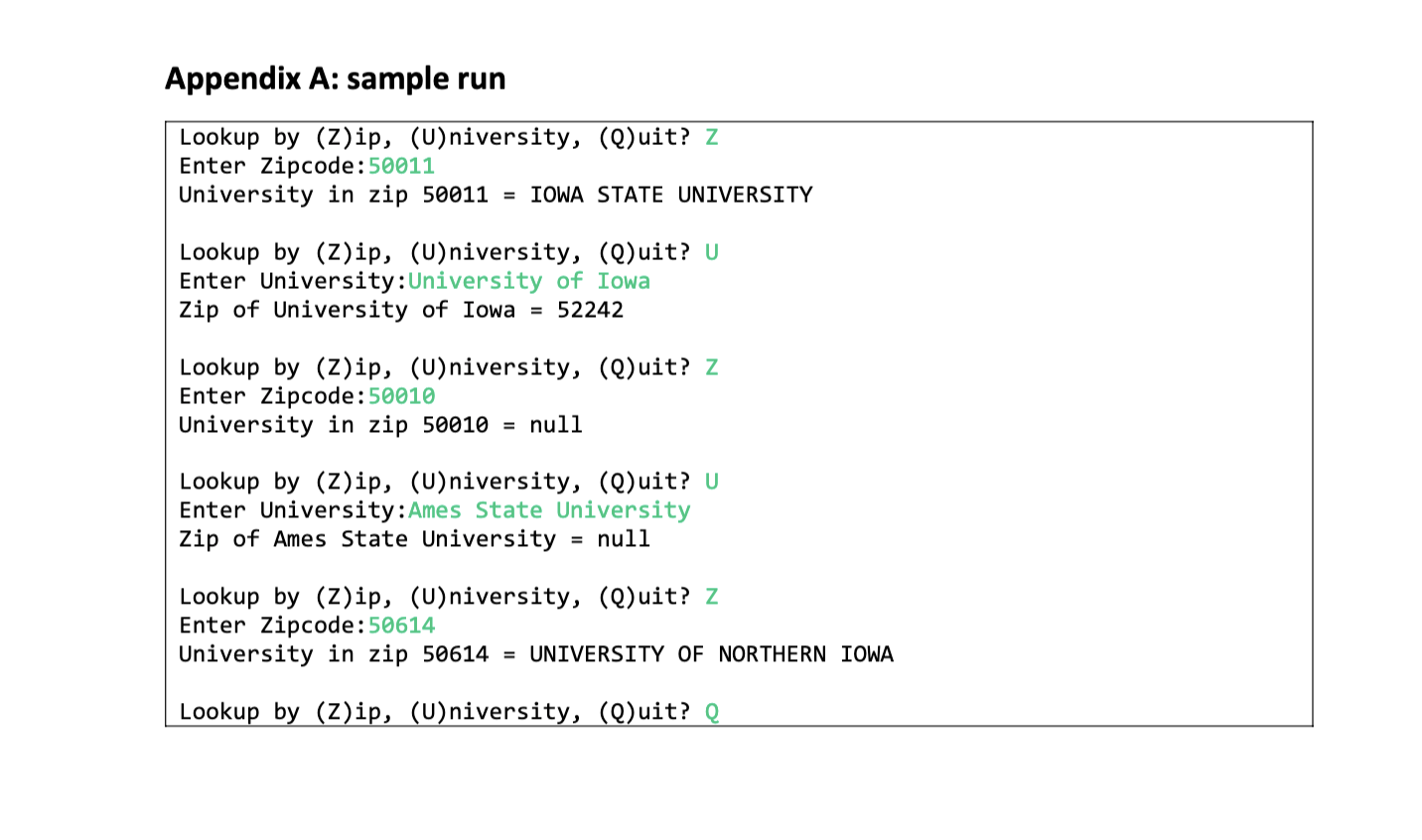 It needs to read a data set of 2700+ universities and their